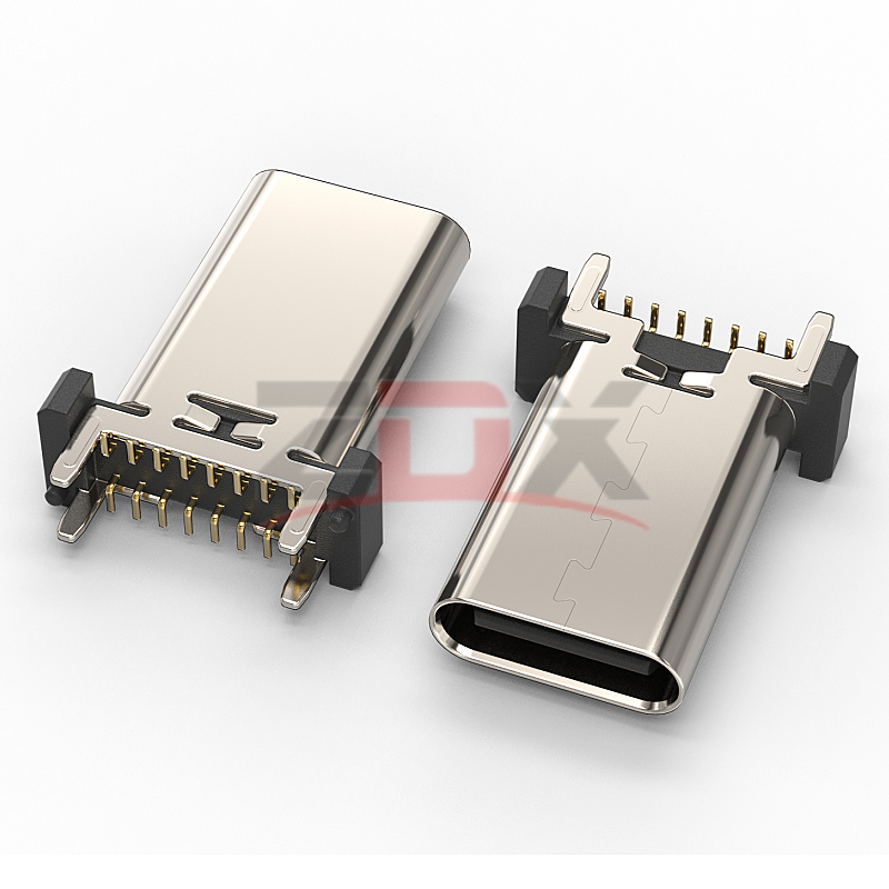 TYPEC16P母座立贴13.0-13.7-15.0