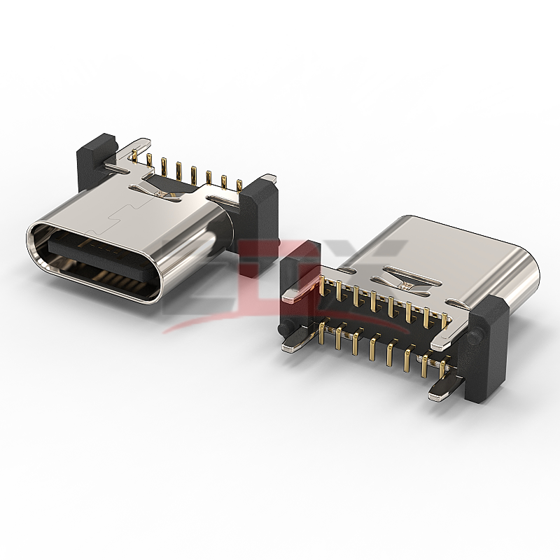 TYPEC16P母座立贴8.8-10.0-10.5
