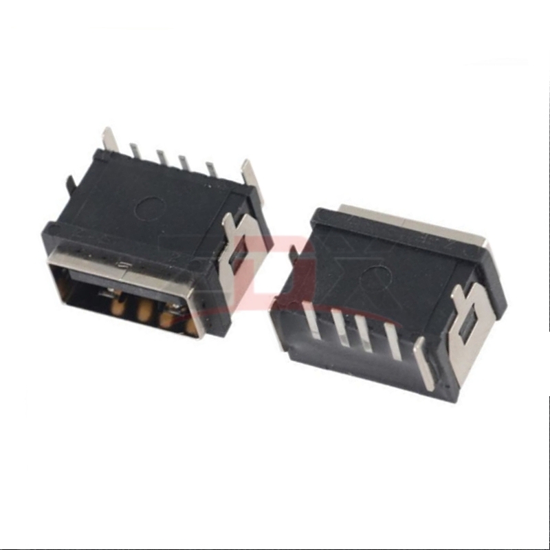 2.0USB防水母座90度插板L11.3MM