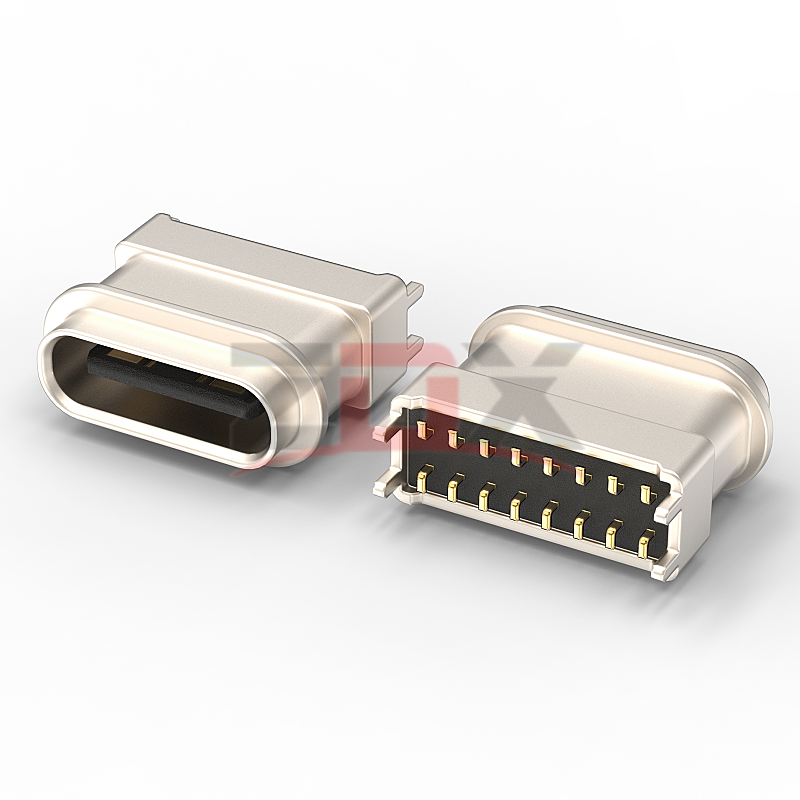 TYPE-C16P防水母座立贴L8.8