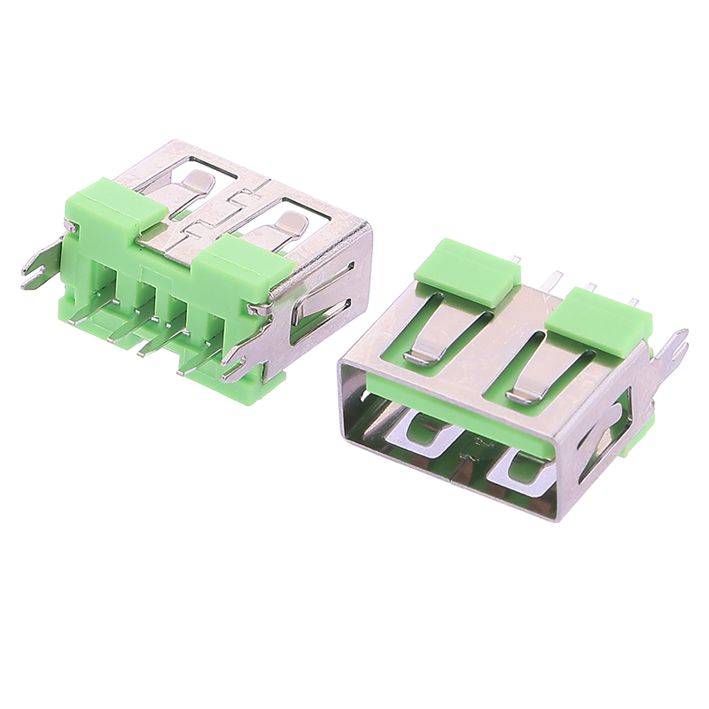 2.0USB母座180度短体10.0